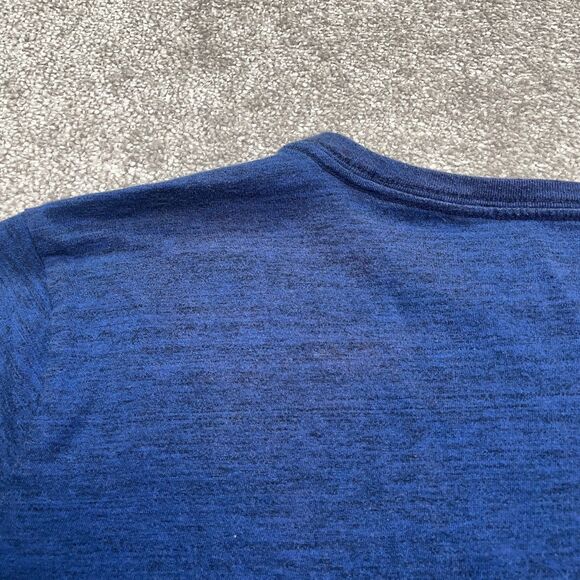 American Eagle Outfitters Wave Pocket Tee Mens Medium Heather Blue Beach T-Shirt - Picture 4 of 12